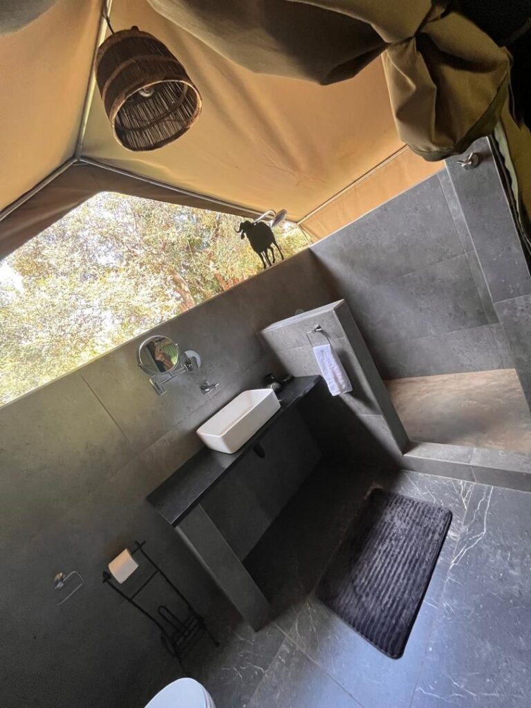 Safari Tent Shower Room